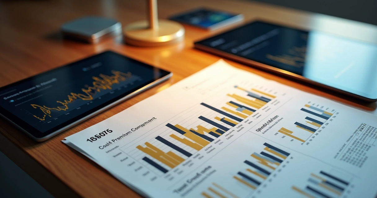 Planilha de controle financeiro empresarial em ambiente sóbrio