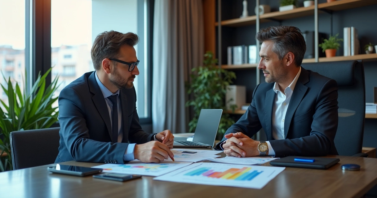 Planejamento financeiro com rebalanço de ativos em tela digital 